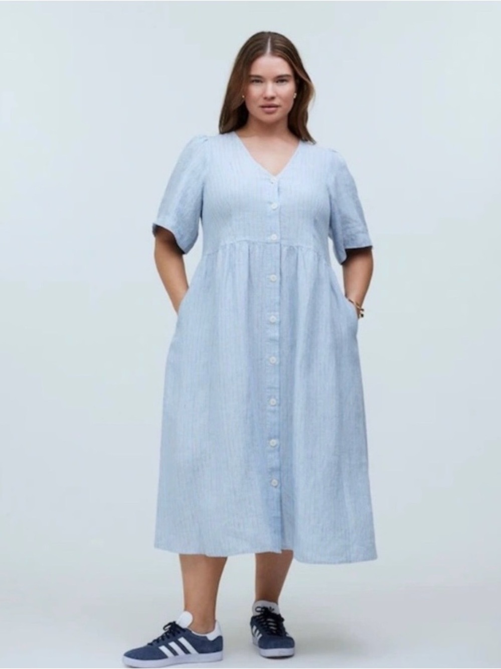 Madewell Striped Dress XL - Picture 2 of 9